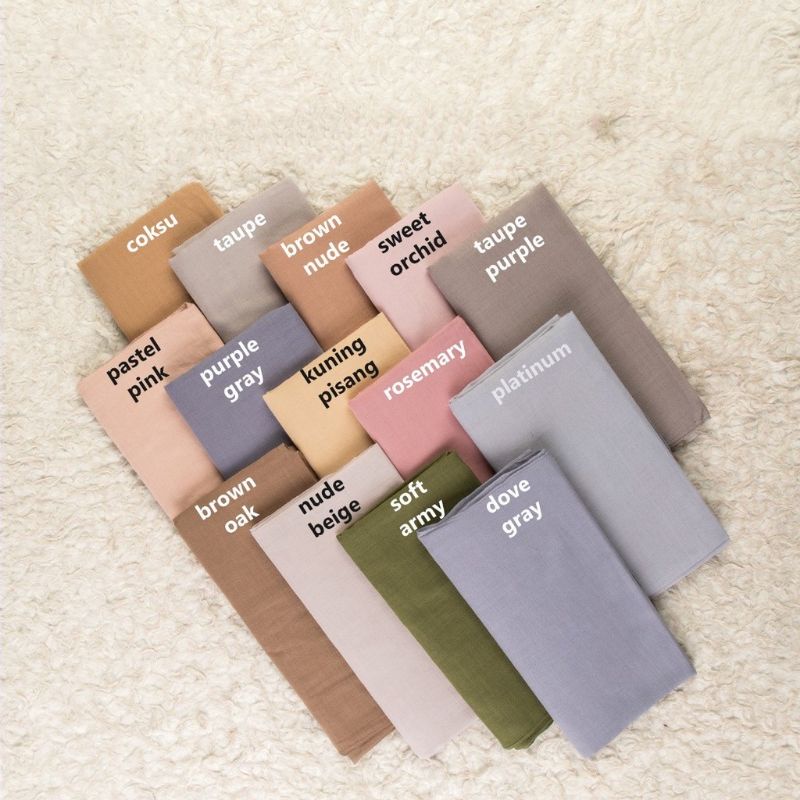 Hijab Polos Umama Hijab segi empat polos hijab sekolah hijab umama polos hijab segi empat PART 2