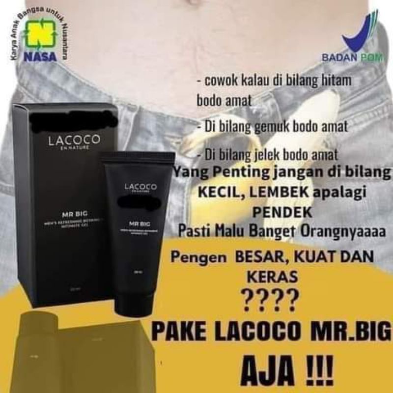LACOCO MR.BIG NASA cream pembesar.. khusus pria dewasa/original