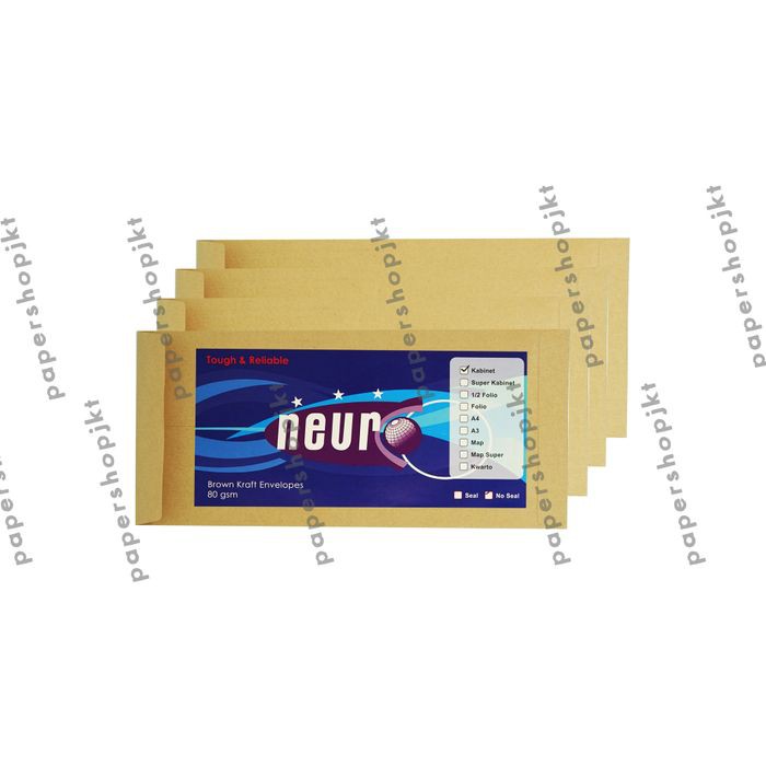 

Promo KHUSUS GOSEND!! Amplop Coklat Ukuran Kabinet Neuro ( 11 x 24 cm ) Elegan