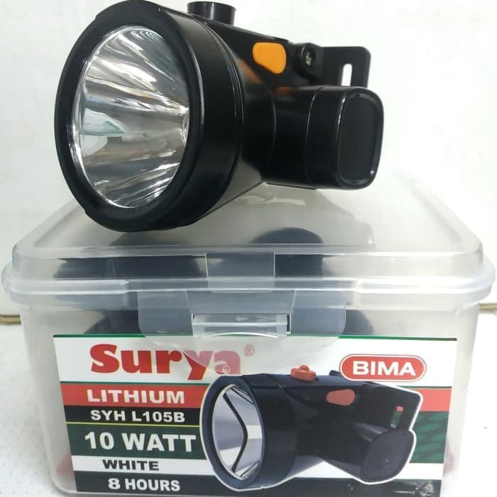 Surya Senter Kepala SYH L 105 B 10 Watt Super Murah Headlamp