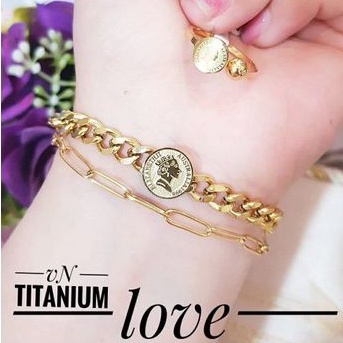 Titanium gelang cincin wanita s188