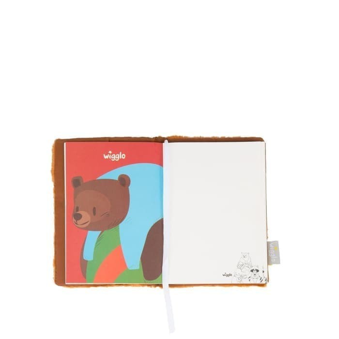 

Hadir Buku Tulis/Note Catatan Motif Bear Wigglo Fluffy Journal Book A6 Hemat