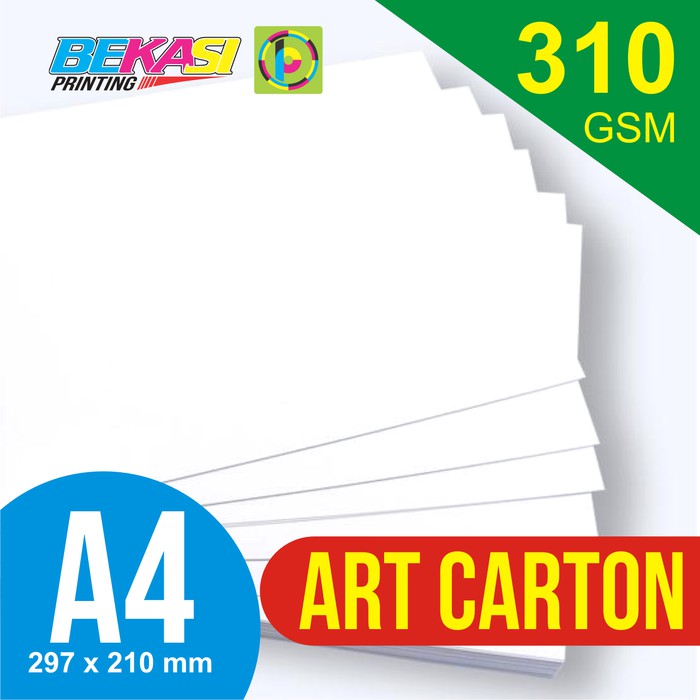 

Unik Kertas Art Carton 310 GSM A4 21 x 29.7 cm Murah