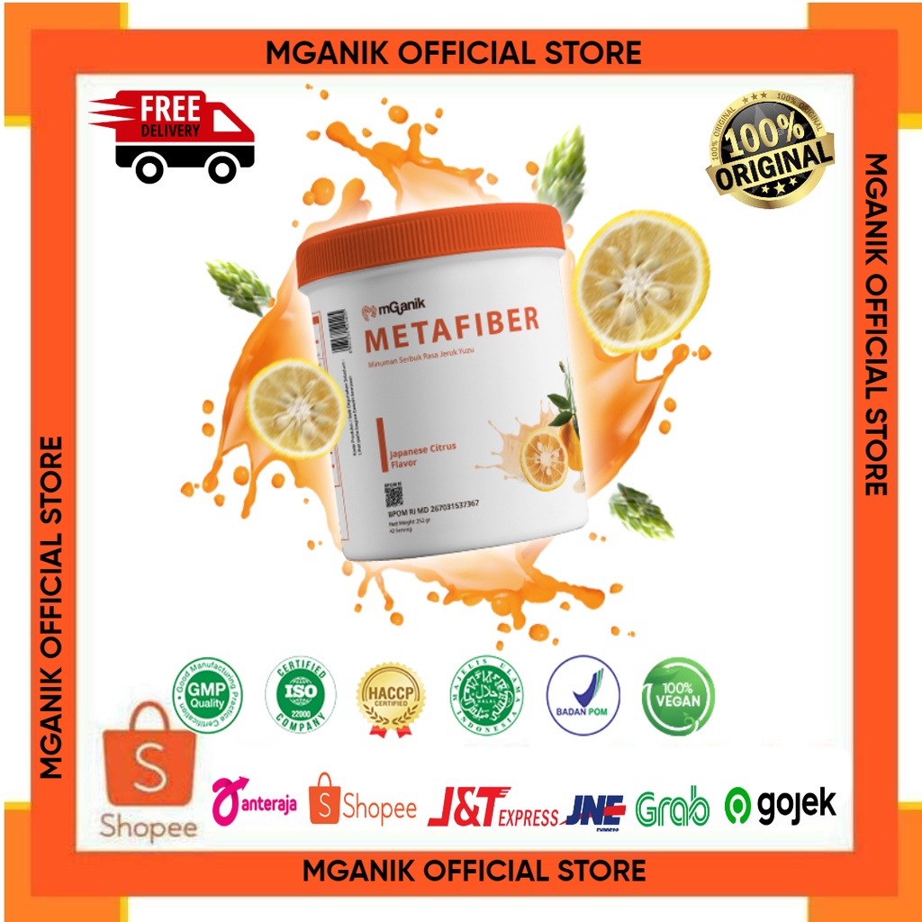 FOK-MGANIK METAFIBER 252gr - SUPLEMEN SERAT DIABETES - BPOM ORIGINAL 100%