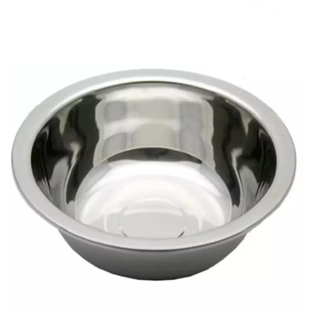 Baskom/Mangkok Stainless 14 CM / Mangkuk / Baskom Stainless Steel / Mangkok Sayur / Mangkuk Sup