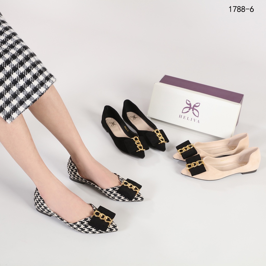 HELIVA Harper Flat Shoes Sol 1cm Wanita 1788-6