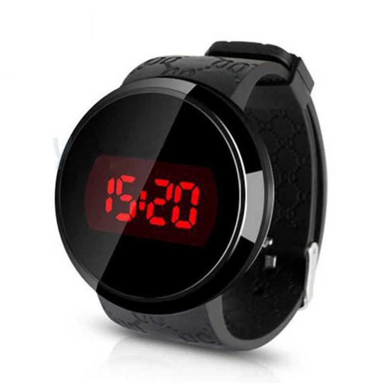 JGB012 Jam Tangan Digital Silicone Pria Anti Air LED Layar Sentuh Tanggal