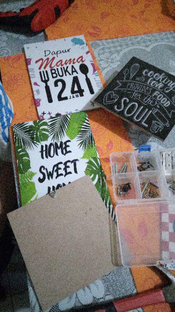 Hiasan Dinding Poster Kayu Al-118