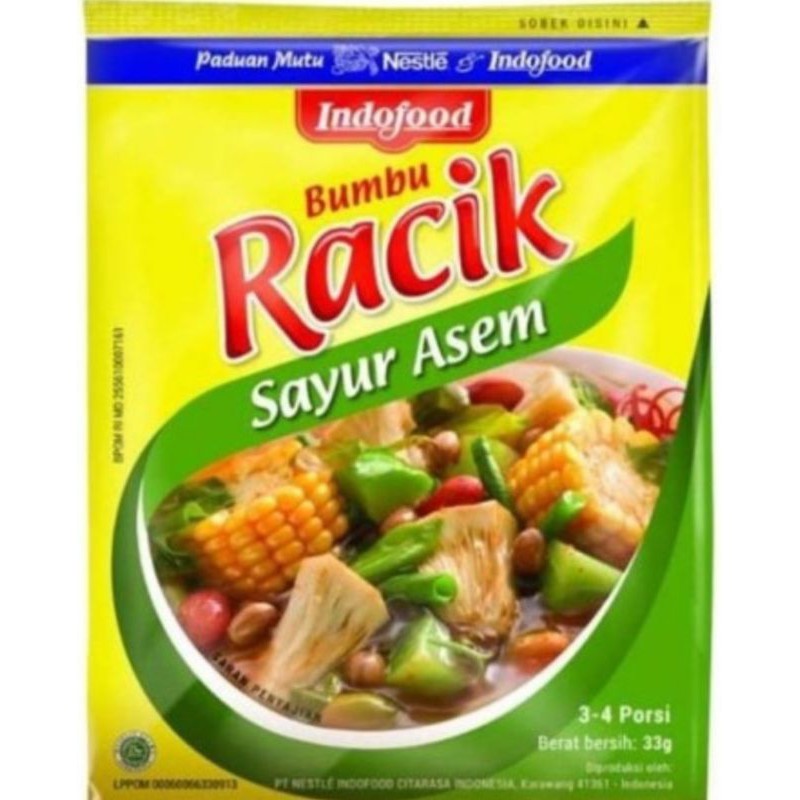 

Bumbu Racik Sayur Asem 10 sachet @33gr