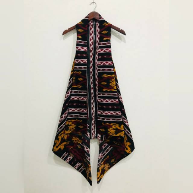 Promo Vest Batik Motif Songket Aserehe Tl Outer Wanita Casual Formal Kondangan Kantoran Katun Halus polExQHngWDy0