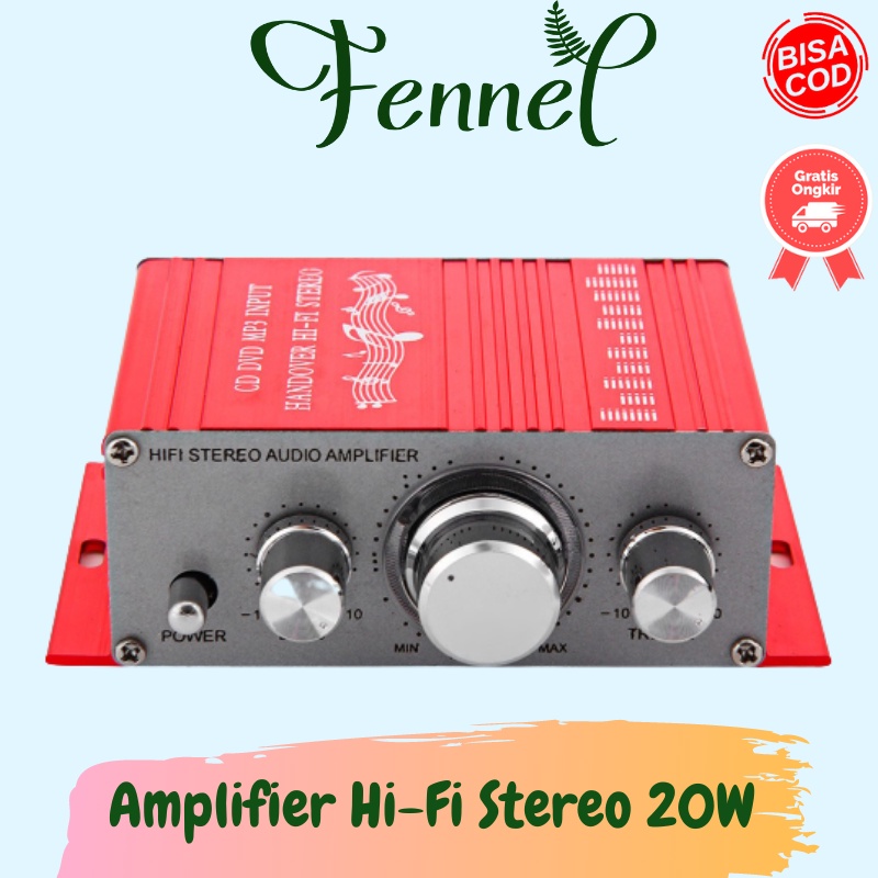 Amplifier Hi-Fi Stereo Speaker 2 channel 20W HY-2001