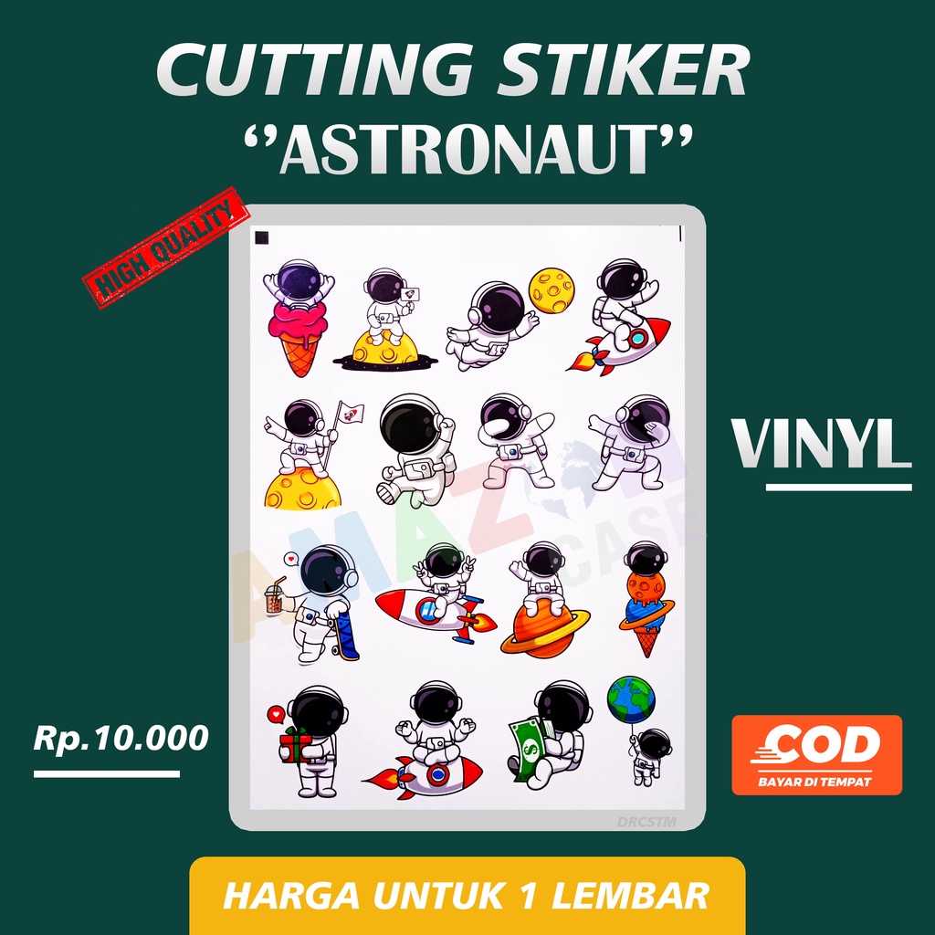 

1 Lembar A4 Stiker Print and Cutting Stiker Glossy Stiker anak anak Motif [ASTRON0UT] Motif kekinian Anak anak - cutting stiker Glossy Premium High Quality Terbaru