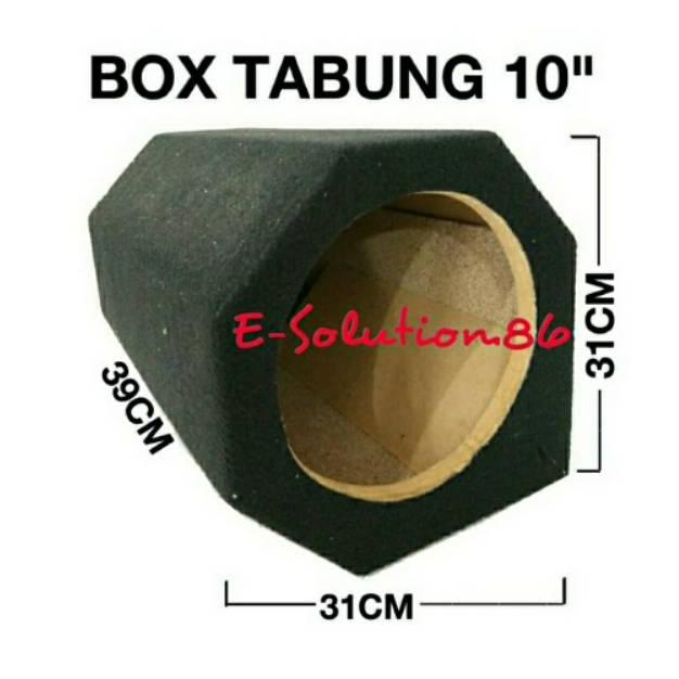 [KODE BARANG 0AL92] 28modified - Box Subwoofer Model Tabung / Bulat 10 Inch /10in Murah Berkualitas Bahan Tebal MDF 15mm b7