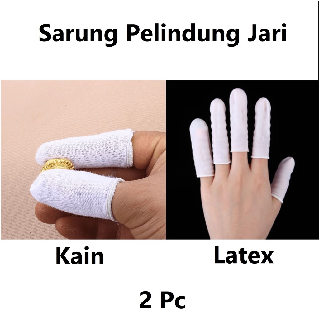 Sarung Jari / Pelindung Jari / Sarung Pelindung Jari Harga/2Pc