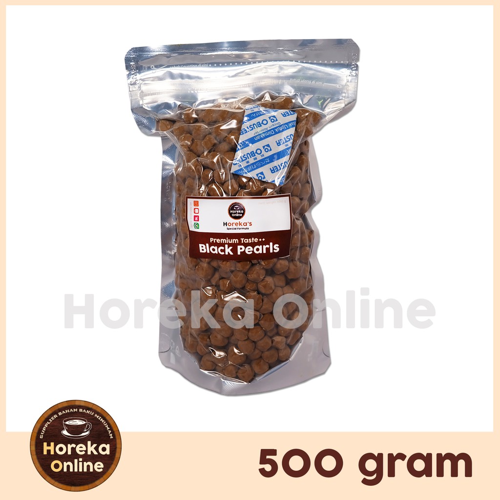 

Premium Taste Tapioca Black Pearls 500 gr | Bubble Kwalitas Premium
