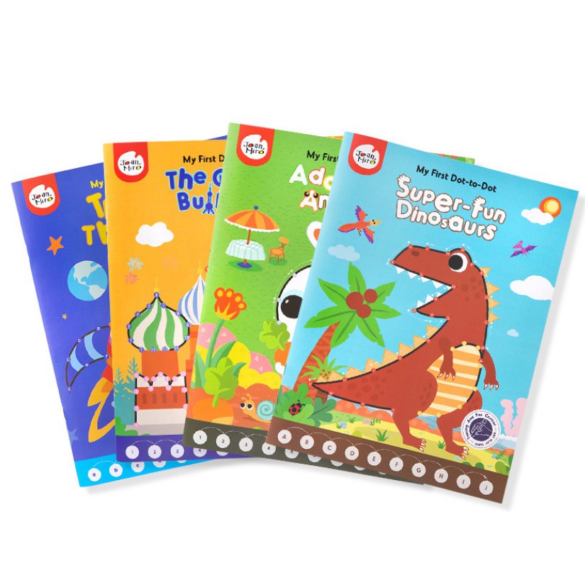 Buku Gambar Mewarnai Dot to Dot Early Learning Mainan Edukasi