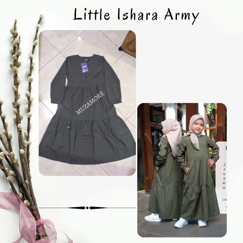 GAMIS MUTIF LITTLE ISHARA ARMY