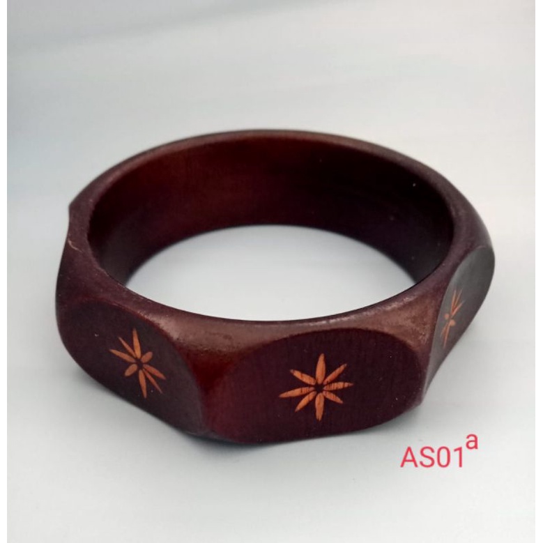 NEW/GELANG ETNIK/GELANG UKIR KAYU/GELANG KAYU/OLEH OLEH JOGJA/OLEH OLEH GELANG/AKSESORIS GELANG