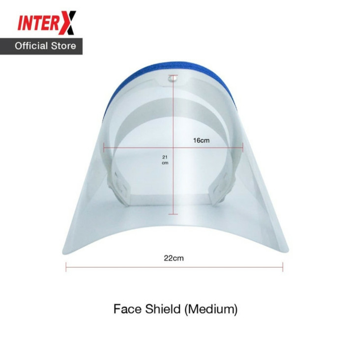 New Faceshield Anti Droplet Full Safety , Faceshield Interx