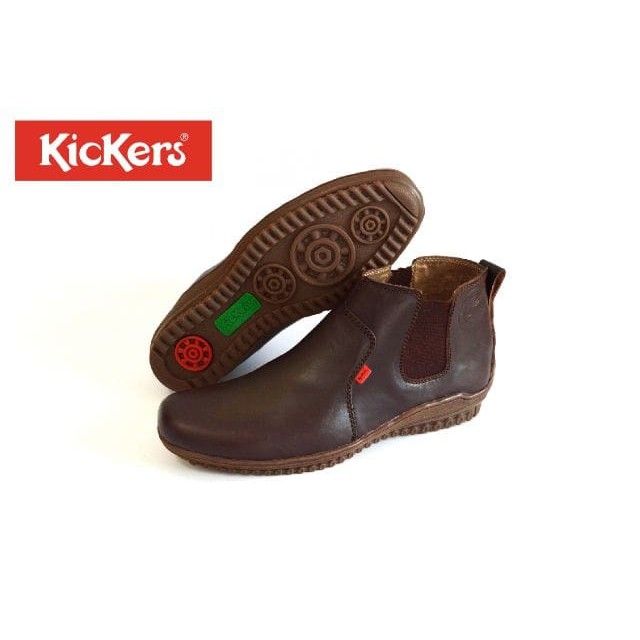 SEPATU BOOTS PRIA KICKERS VIVO COKLAT HANDMADE ORIGINAL