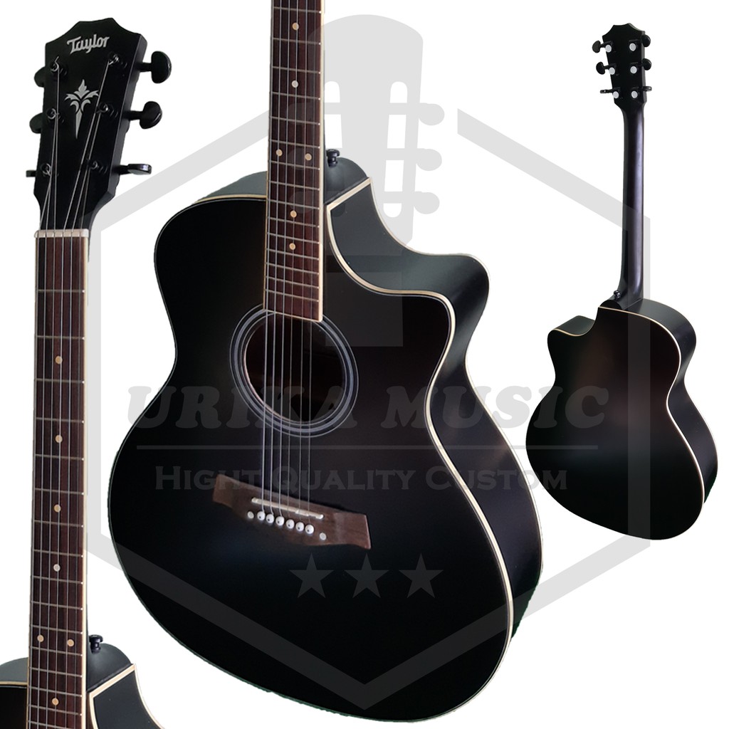 PROMO HOT DEALS GITAR AKUSTIK TAYLOR CUSTOM FREE BANYAK