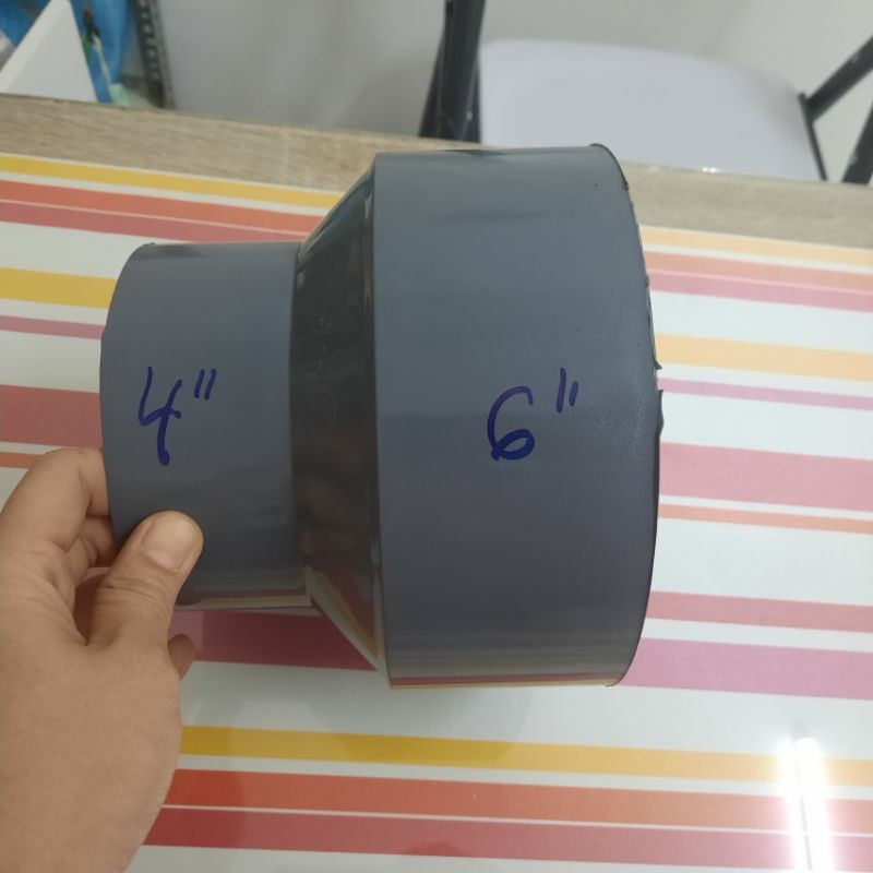 Reducer sok 6" x 4" reducer 6"x4"/ reducing socket/ vlok / flok/ verlop sok 6" x 4" Pipa Tambak 6" x