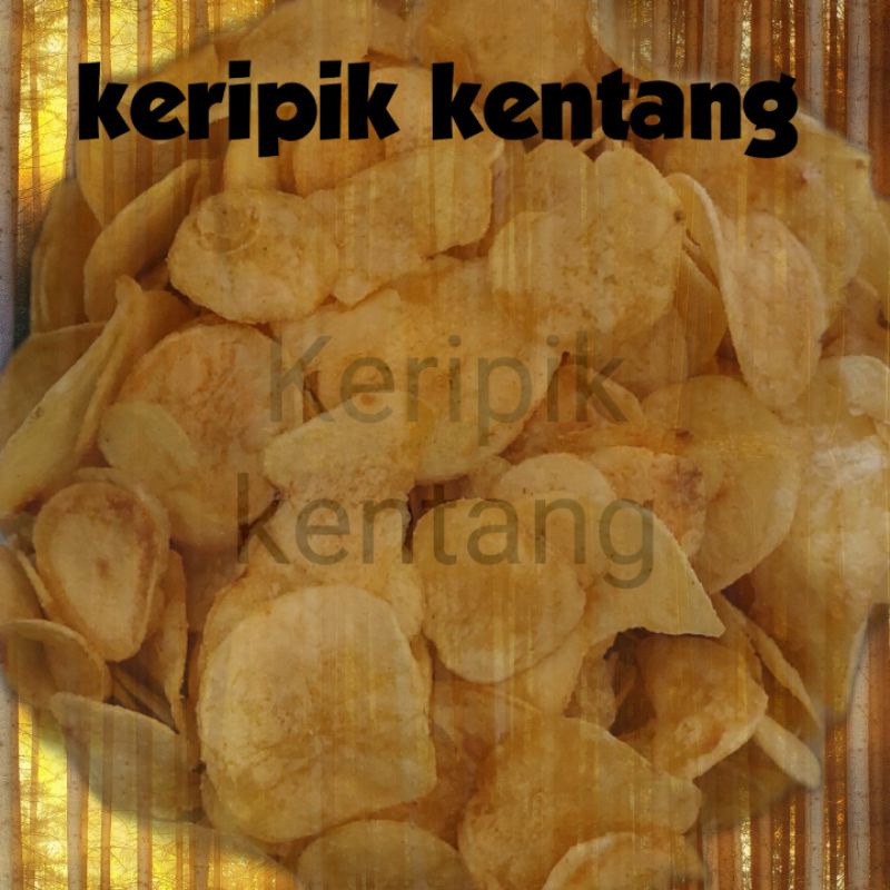 

Keripik Kentang 250 Gram, Lays Kentang Manohara asli Garut, 250 Gram