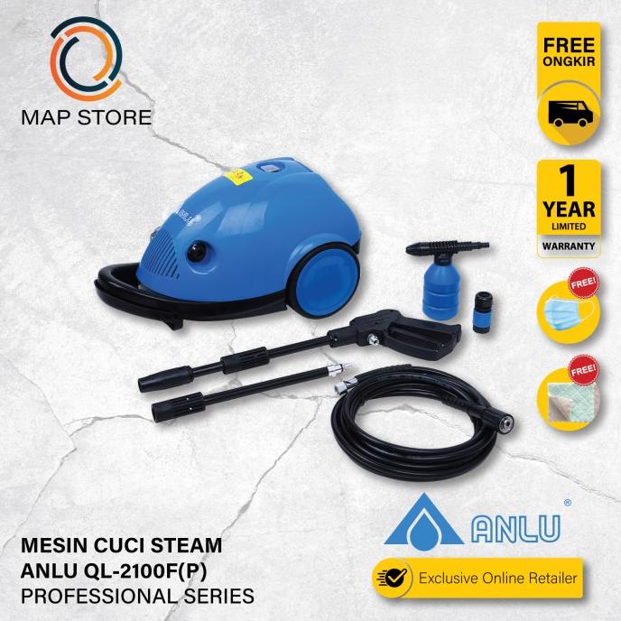 Mesin Steam Cuci Mobil Motor / Alat Cuci / Jet Cleaner Anlu Ql2100Fp