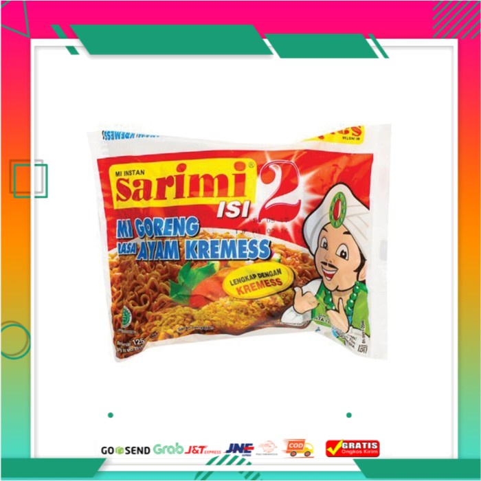 

Sarimi Isi 2 Mie Goreng Rasa Ayam Kremess 125 g