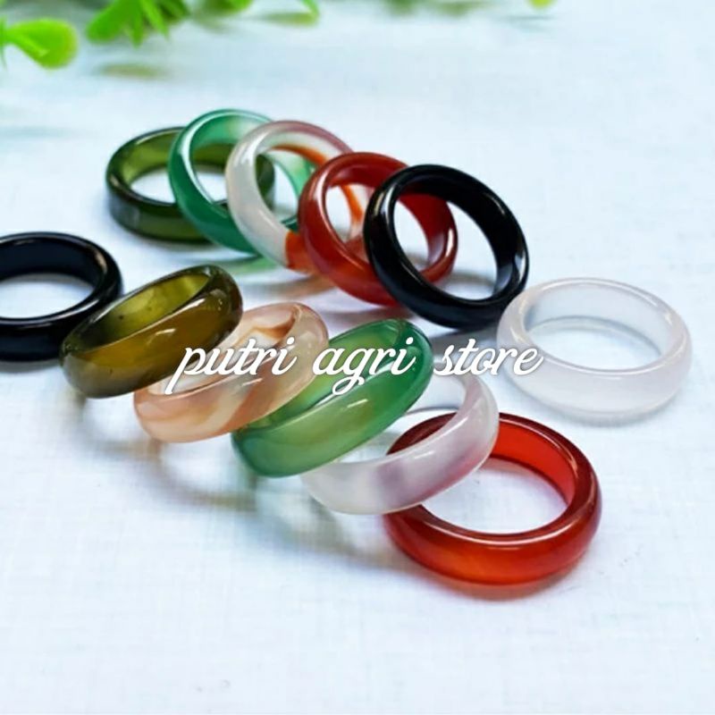 Cincin Giok Taiwan Asli Natural