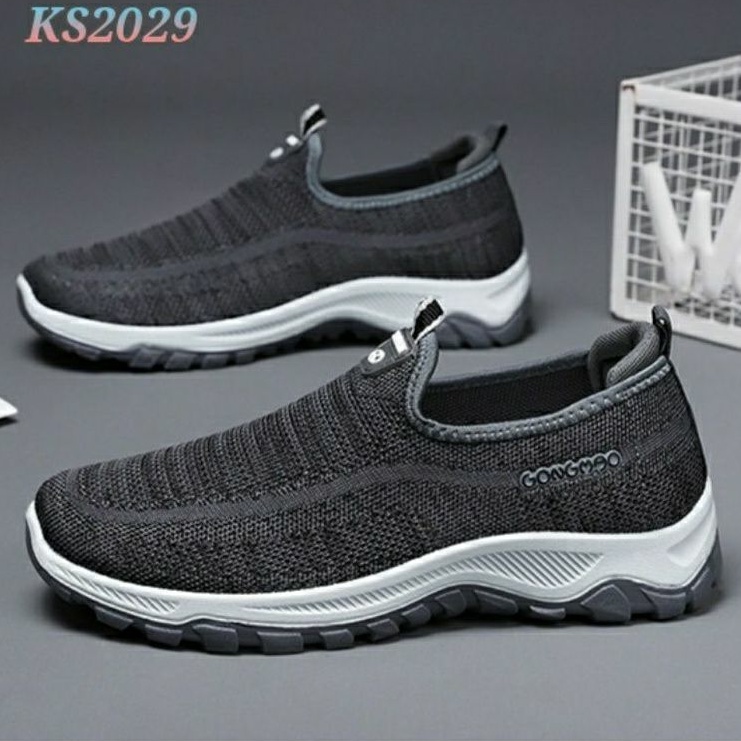 MAN CITY SHOES SLIP ON SNEAKERS KS2029 IQ #Realstock