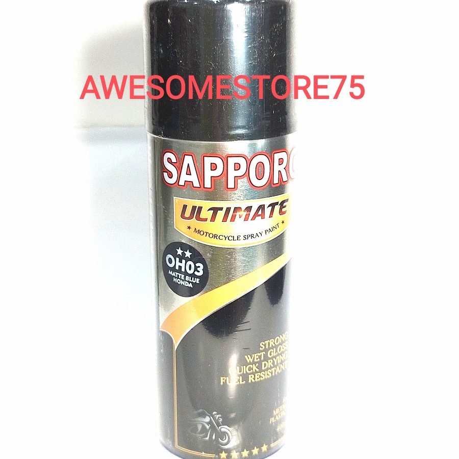 SAPPORO ULTIMATE ** OH03 MATTE BLUE HONDA ORIGINAL SERIES Biru Doff Cat Semprot Pilox Pylox