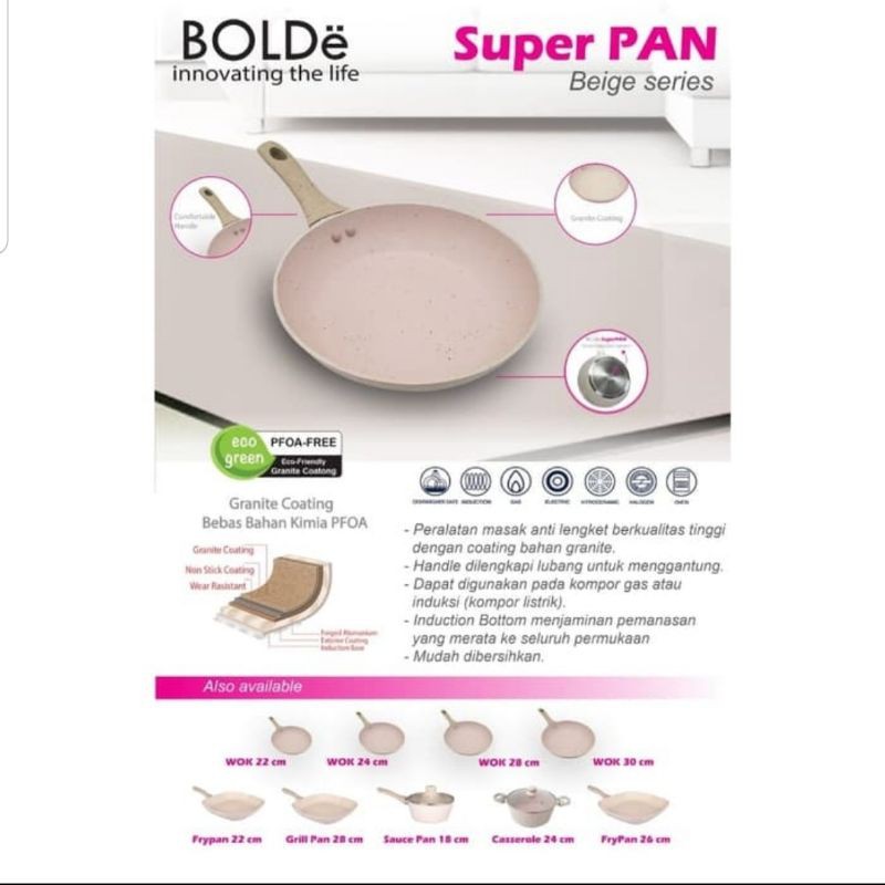 Bolde Super Pan Wok 30cm