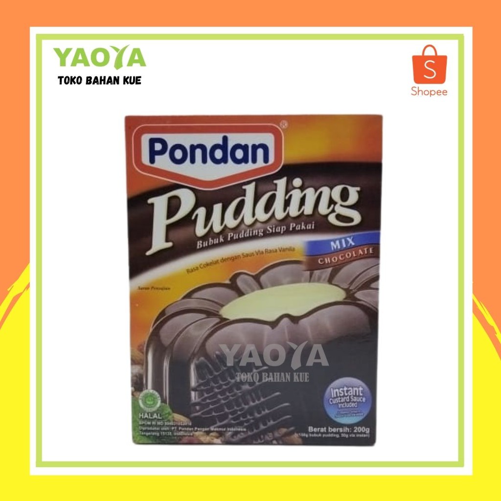 

PONDAN DESSERT MIX PUDDING COKELAT 200G