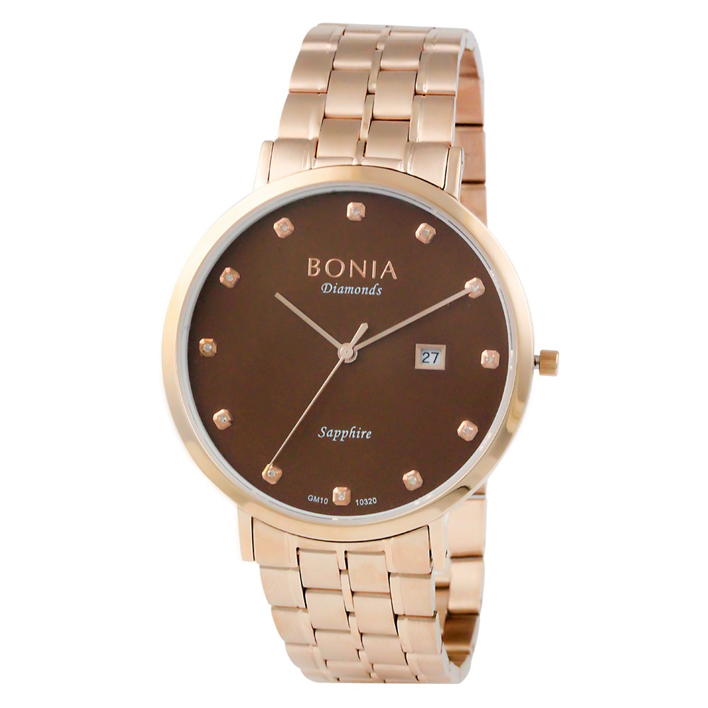 [ORIGINAL] BONIA B10320-1547 - JAM TANGAN PRIA - Gold