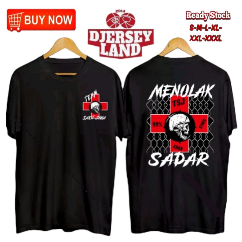 KAOS DISTRO TEAM SAKIT JIWA SABLON DEPAN BELAKANG