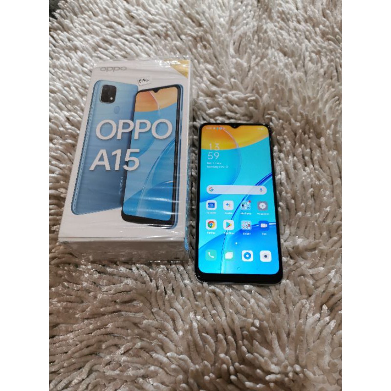 Oppo A15 ram 3 32GB Fulset normal semua