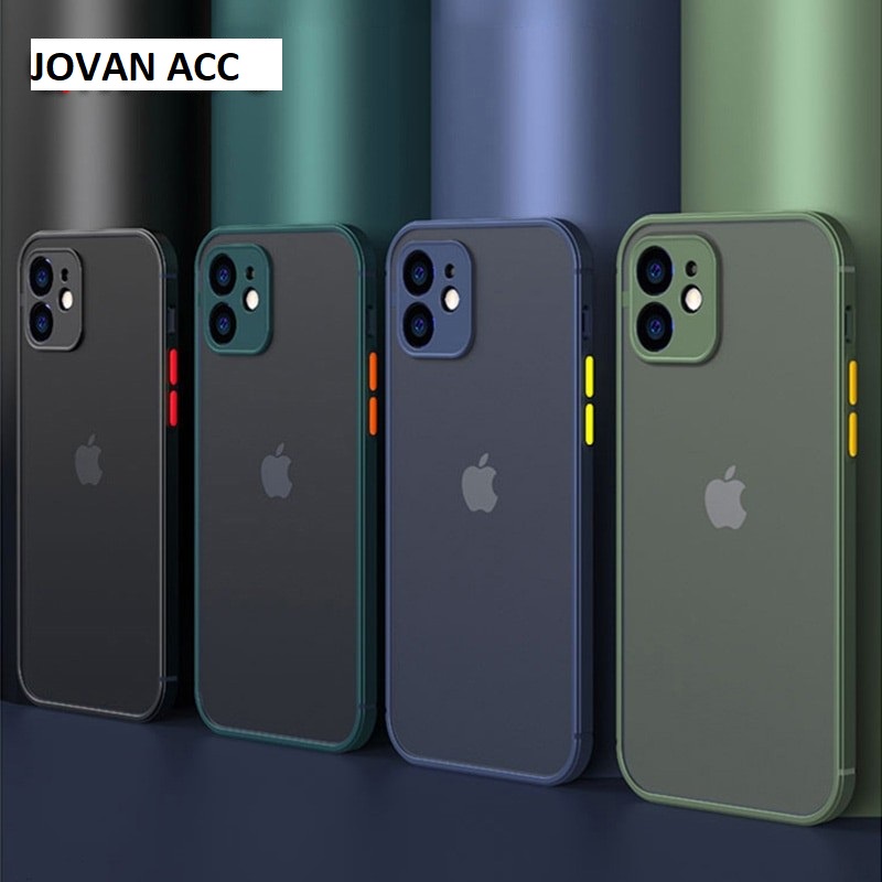 IPHONE 11 , IPHONE 11 PRO , IPHONE 11 PRO MAX CASE HARDCASE DOFF MATTE TRANSPPARAANT