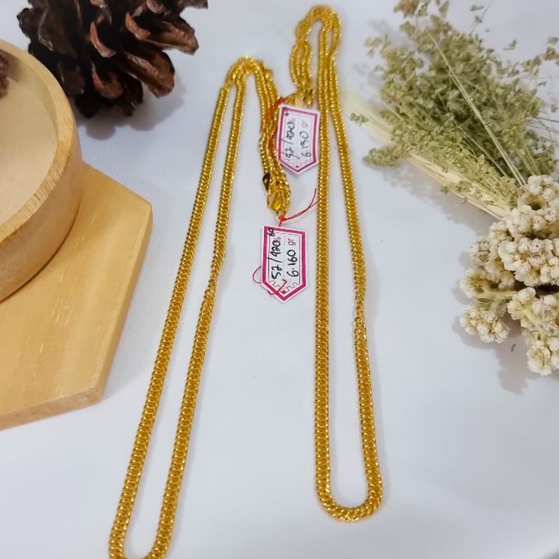 Kalung holo doble rantai kadar 420%