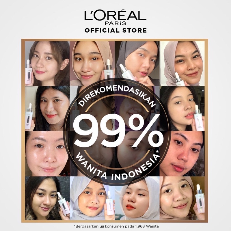 Loreal Glycolic Bright Serum Day Night Cream 7,5 ml - Krim Siang Malam Sachet L’oreal Paris 7..5ml Original BPOM COD