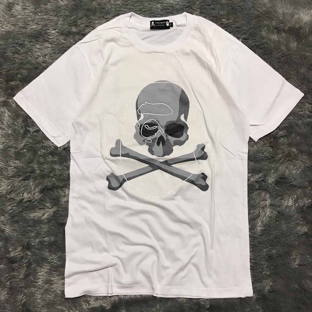 Kaos Bape x Mastermind SKull Ape Head Bordir Premium