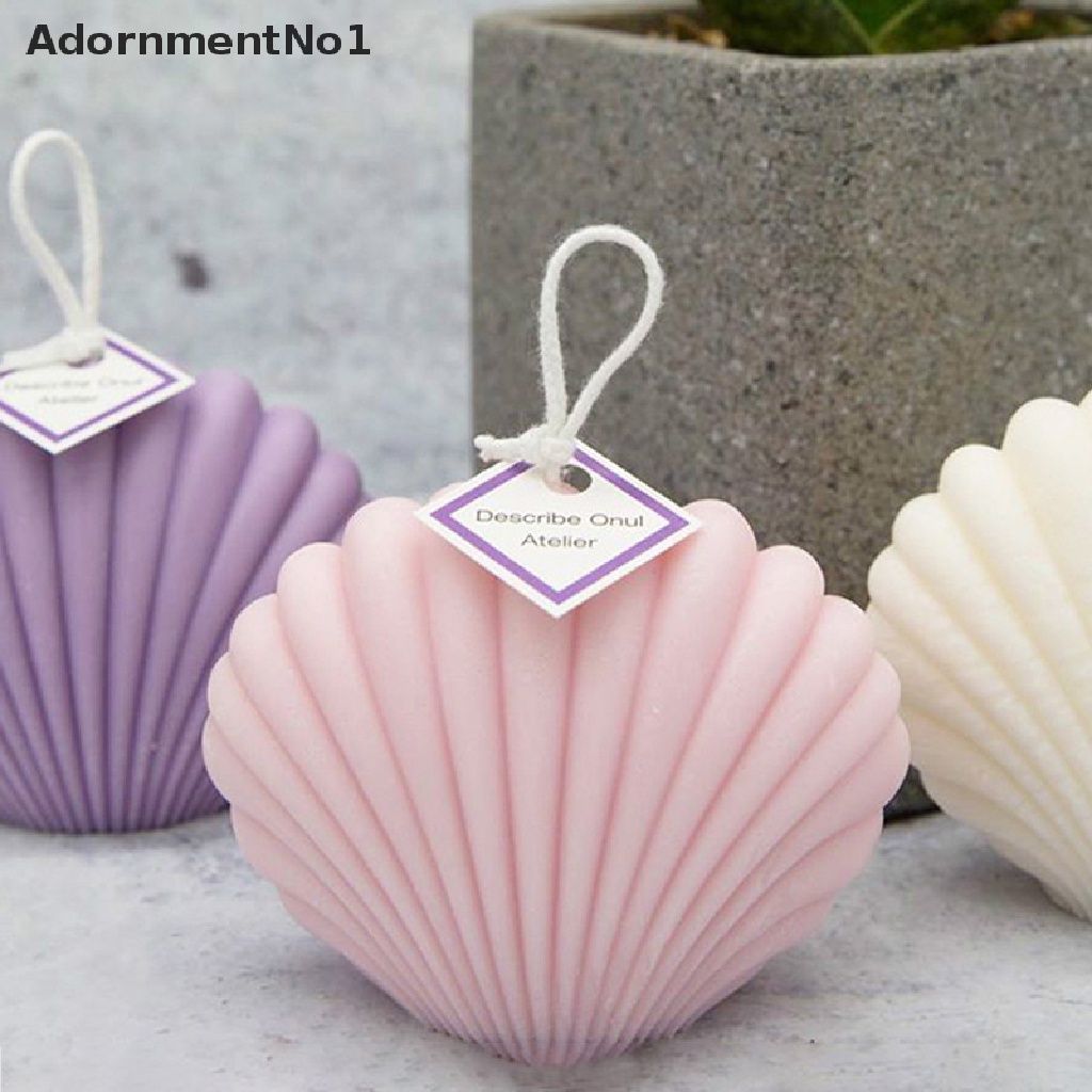 (AdornmentNo1) Cetakan Lilin / Sabun Handmade Bentuk Kerang Bahan Plastik