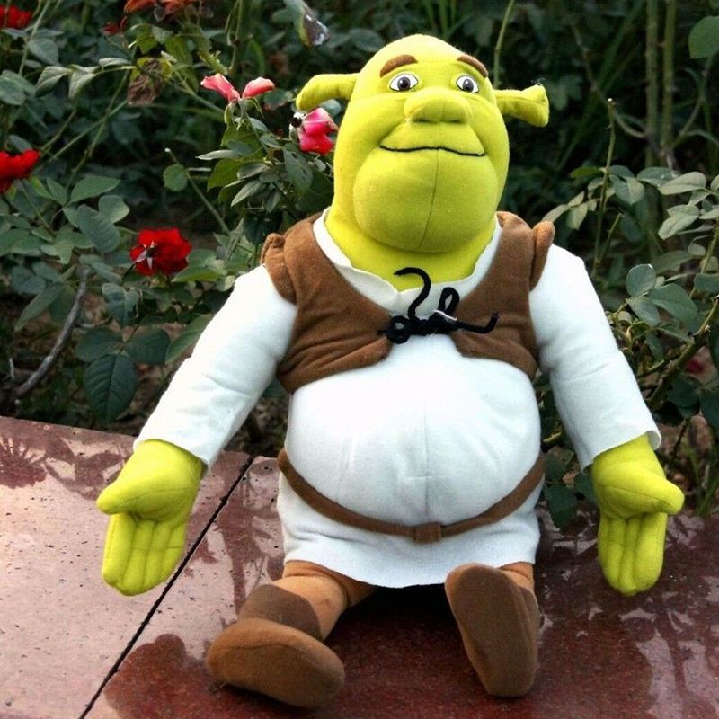 New 35CM Monster Shrek Donkey Princess Fiona Ugly Cute Soft Plush toy Home Decoration Gift