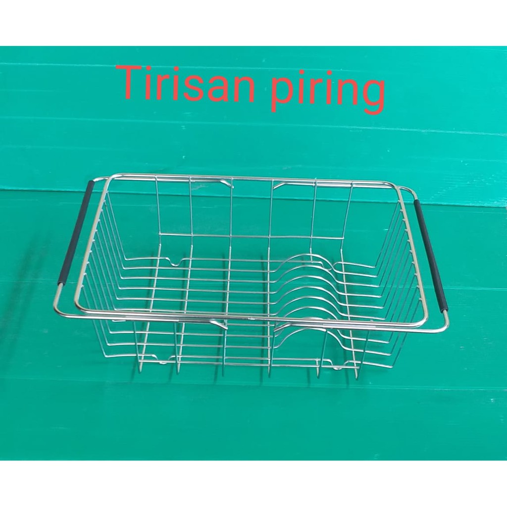rak tirisan piring untuk sink cuci piring