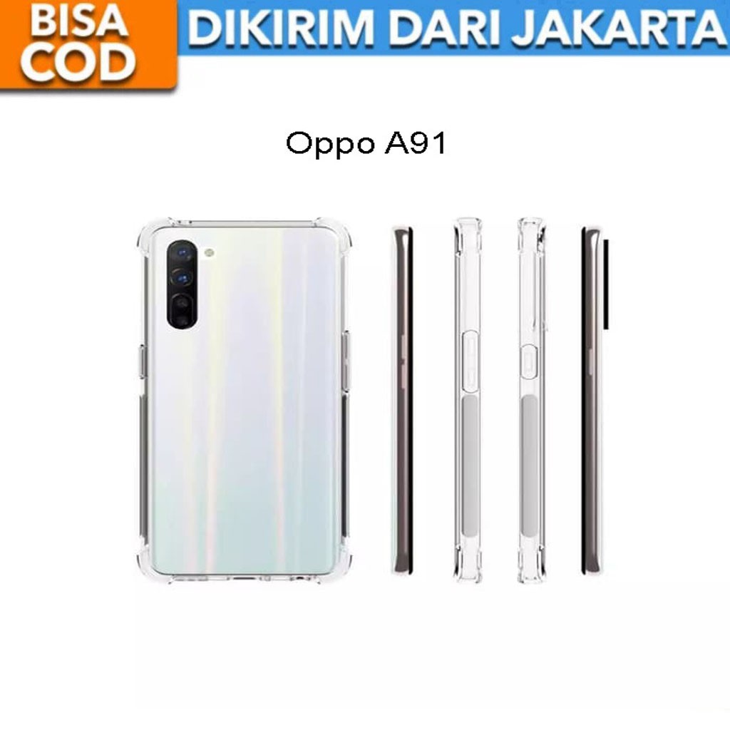 Casing Oppo A91 / F15 Anti crack SoftCase