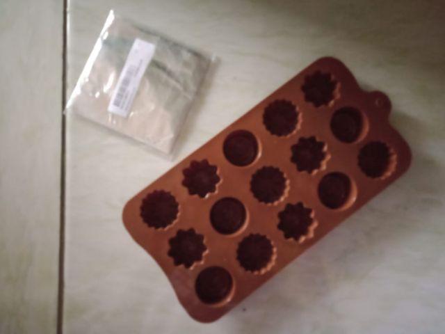 Cetakan Coklat Praline Fondant Jelly Puding Sabun Bentuk 3 Bunga