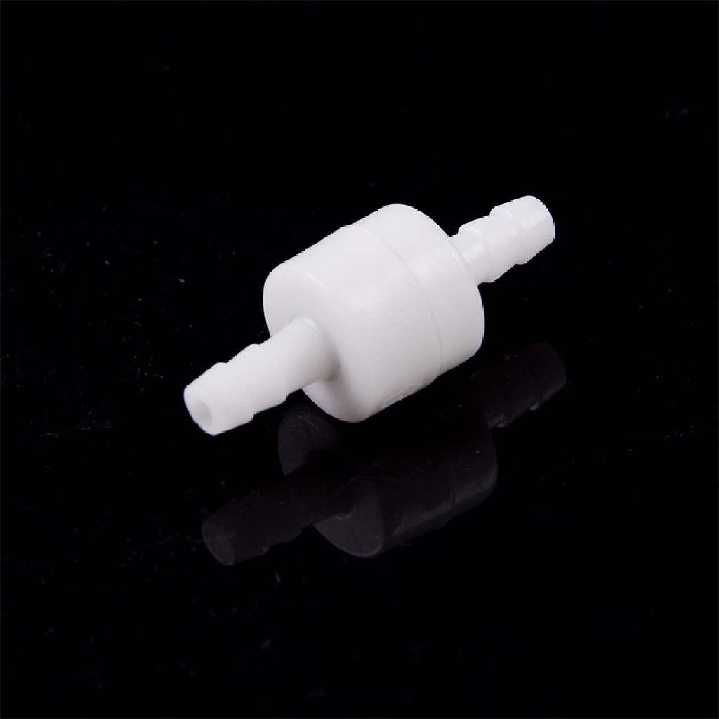 Yescool 6mm 1/4&quot; White One Way Inline Check Valve Fuel Diesel Gas Petrol Liquid Air New .