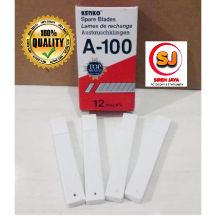 

Isi Cutter Kenko A-100 Kecil Tajam dan Berkualitas