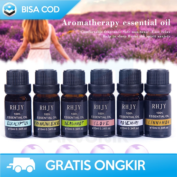 PEWANGI RUANGAN AROMATERAPI NATURAL ESSENTIAL OIL TAFFWARE HUMI 10ML