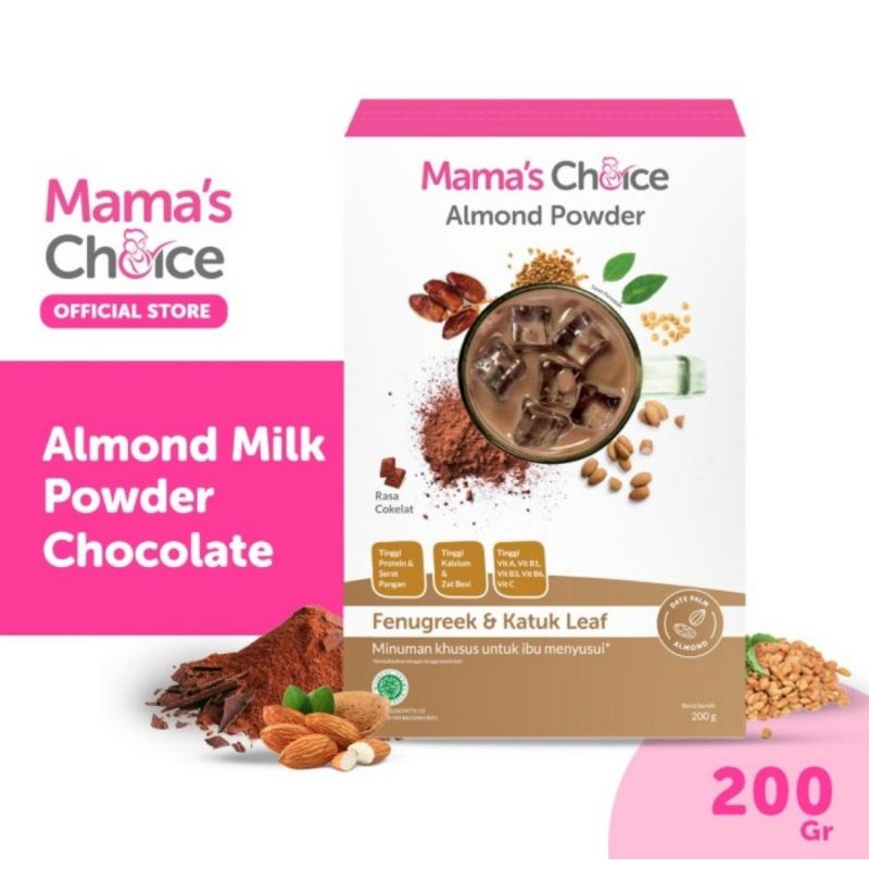 Mama's Choice Almond Powder 200 Gr/ASI Booster Dengan Daun Katuk